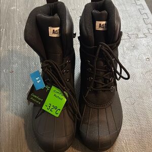 ADT Black Men's Rain & Snow Boots